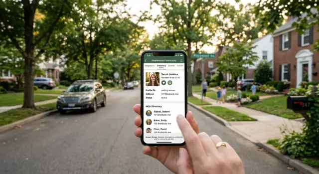 Remove address from neighborhood apps and HOA pages