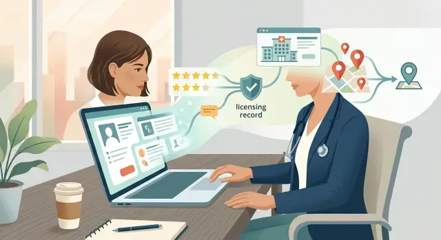 Data removal for physicians when profiles expose clues
