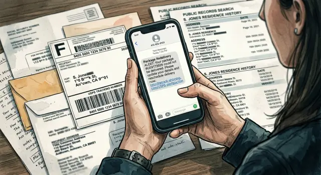 Package redelivery text scam: why it knows your address