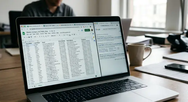 Public spreadsheet data leaks: hidden copies of your info