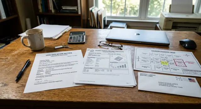Fake HOA fine notices: how scammers build owner profiles