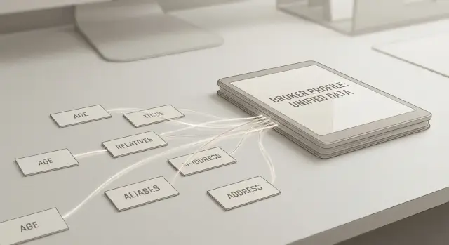 Secondary identifiers that help brokers rebuild profiles