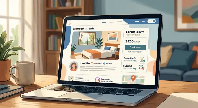 Short-term rental host privacy: where identities leak