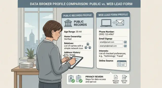 Public record or lead form: how to spot the source