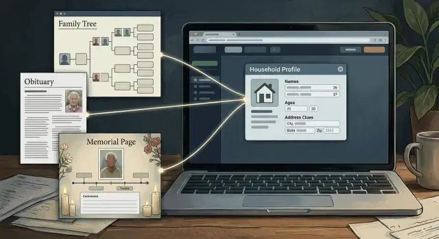 Genealogy websites and privacy: how relatives get exposed
