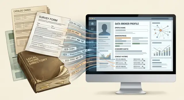 How data brokers get old records from offline vendors