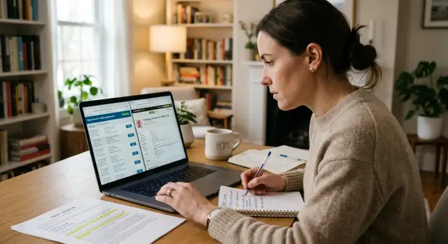 Check if your address is online through relatives and records