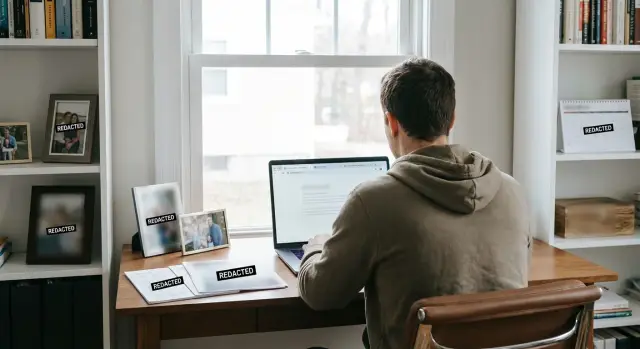 Data removal for remote workers with public location info