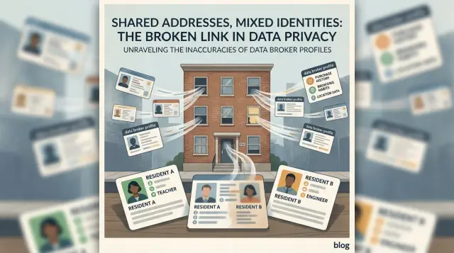 Data broker wrong address: how to spot a merged record