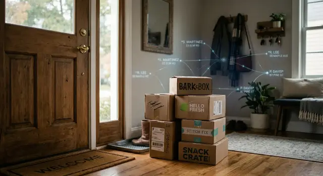 Subscription box privacy: how addresses map your home