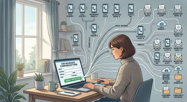 Insurance quote forms and where your data goes next