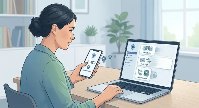 Remove personal data from family safety apps: cleanup plan