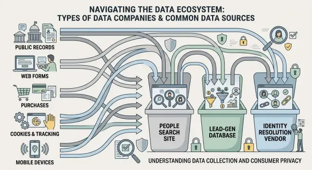 People search sites vs lead-gen databases and ID vendors