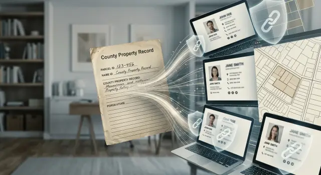 How property tax records become people search profiles