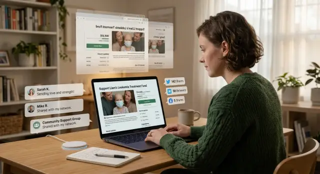 Medical crowdfunding address exposure: where to look