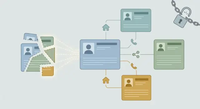 Data broker household links: how profiles get rebuilt