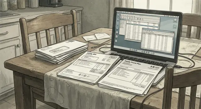 Shared family plan privacy risks in utility accounts