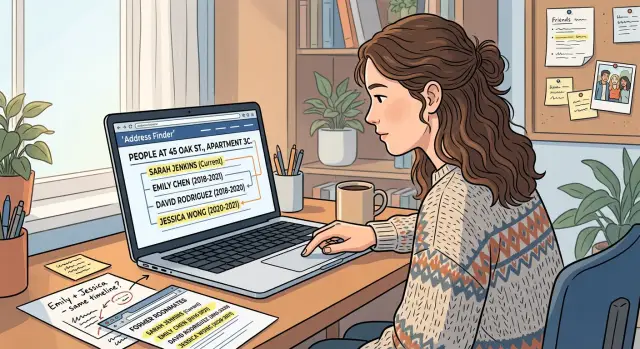 Check old roommates linked to your profile: simple steps