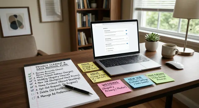 Group removal requests for moves, weddings, jobs, and homes