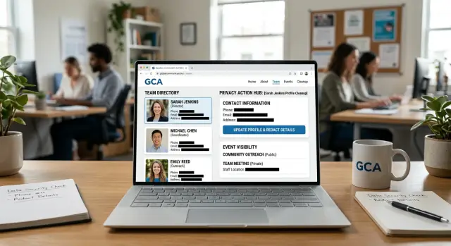 Privacy cleanup for domestic violence advocates online