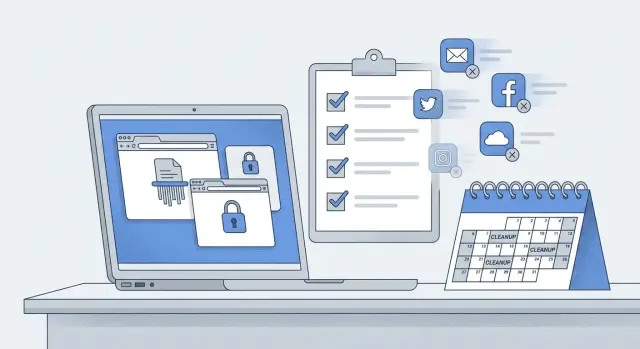 Personal data cleanup: a practical order that saves time
