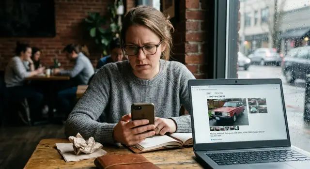 Parking ticket phishing and old car ads that linger