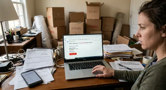 Fake storage unit billing emails after a move: what to do