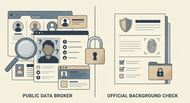 What recruiters can see on broker sites vs formal screening