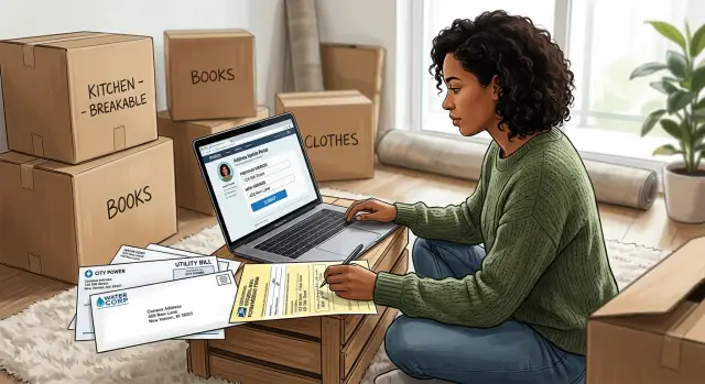 Change-of-address databases after a move: why they spread