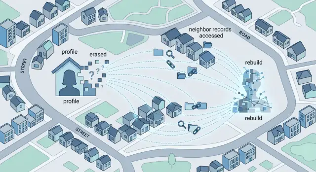 How data brokers rebuild household links after removal
