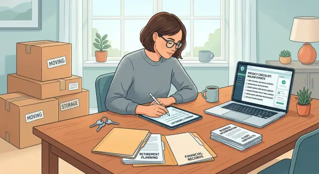 Privacy cleanup plan for moving, retiring, and more