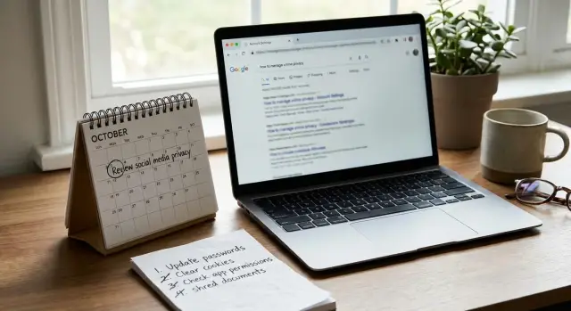 Monthly privacy maintenance routine you can actually keep