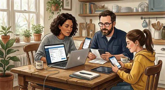 Family privacy online: stop one person exposing everyone