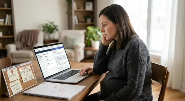 Pregnancy forum privacy: how posts expose family data
