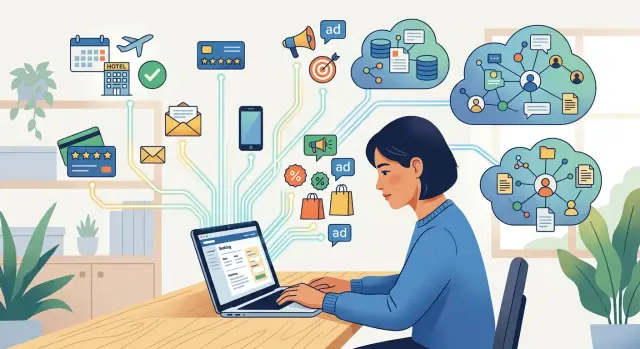 Travel booking sites and your data trail: what gets shared