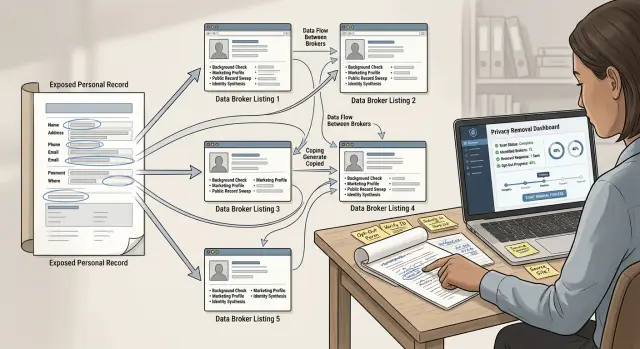 Prioritize data broker removals when one record spreads